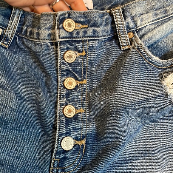 KanCan Jean Shorts Womens 13/30 Estilo Cut Offs Distressed Non Stretch Denim - Picture 4 of 14